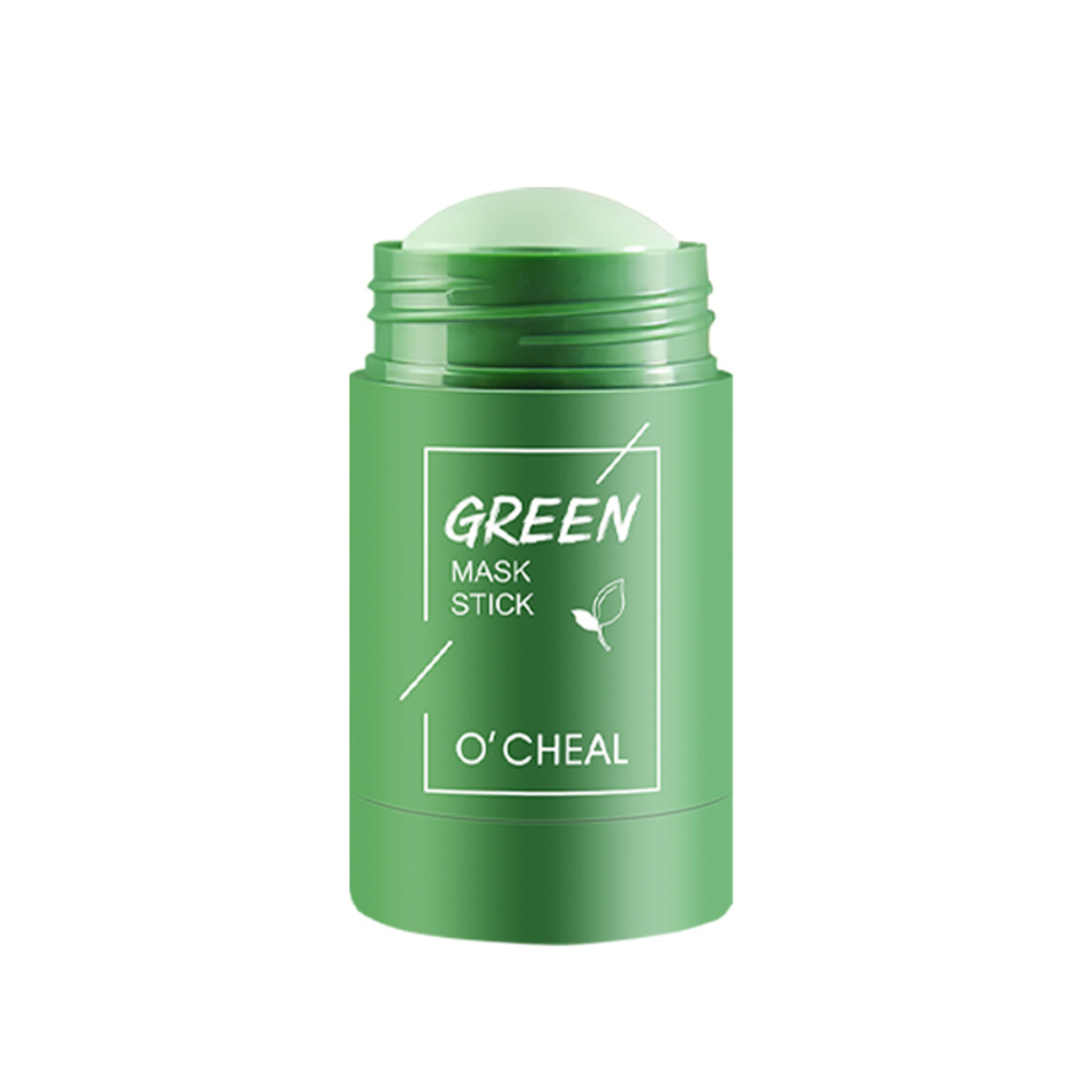 Green Mask Stick 40 гр Глиняная Маска Стик для глубокого Очищения и Сужения пор с экстрактом Зелёного Чая