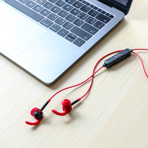 Беспроводные наушники HOCO ES30 Bluetooth, 70 мАч, красный, Hands-free