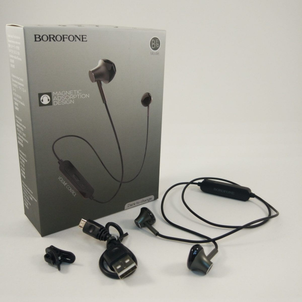 Беспроводные наушники Borofone BE19 URun Sports