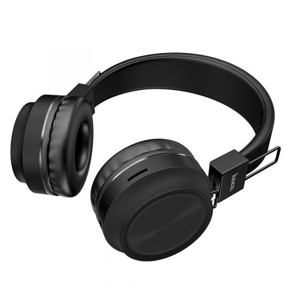 Беспроводные наушники HOCO W25 Promise, Bluetooth, 300 мАч, Черный, контроллер с микрофоном