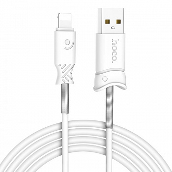 Кабель Hoco X24, lightning, 1 м, белый