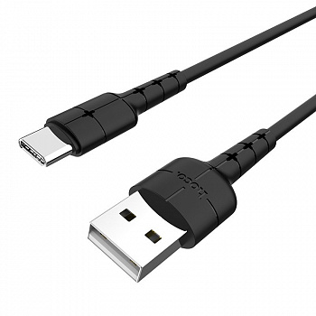 Кабель hoco X30, USB - USB Type-C, 1.2 м, черный
