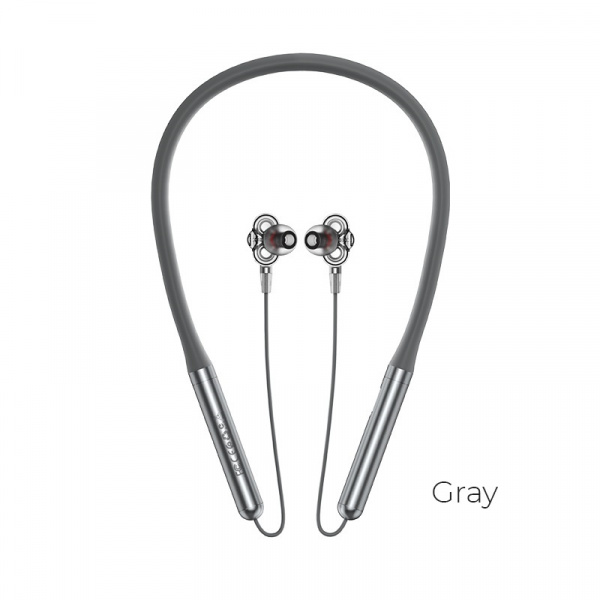 Беспроводные наушники BOROFONE BE31 Peppy, Bluetooth, 120 мАч, серый, Hands-free