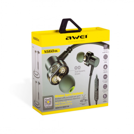 Bluetooth-наушники с микрофоном Awei A650BL  (grey)